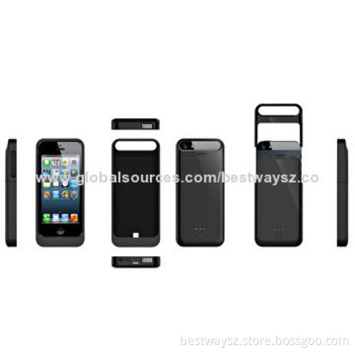 smartphone battery charger case , 2,000mAh battery, charge 100%, with MFi certificate